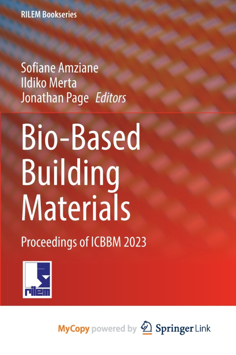 Kniha Bio-Based Building Materials Sofiane Amziane