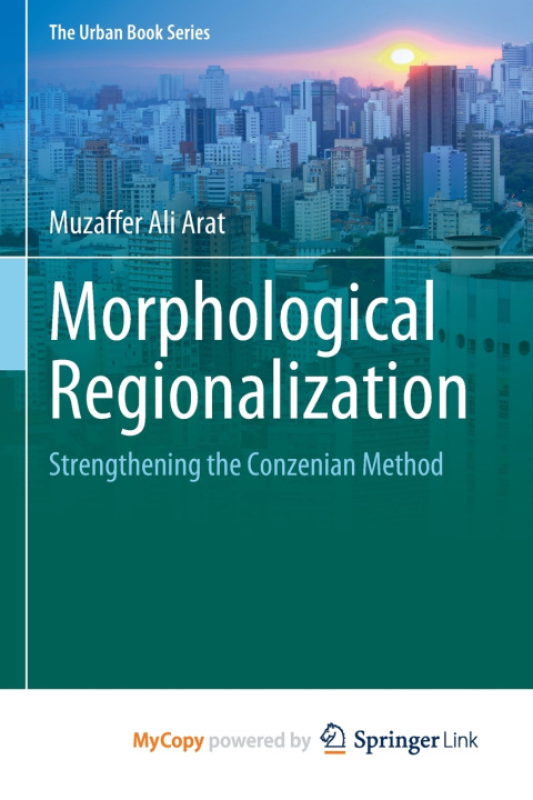 Книга Morphological Regionalization Muzaffer Ali Arat
