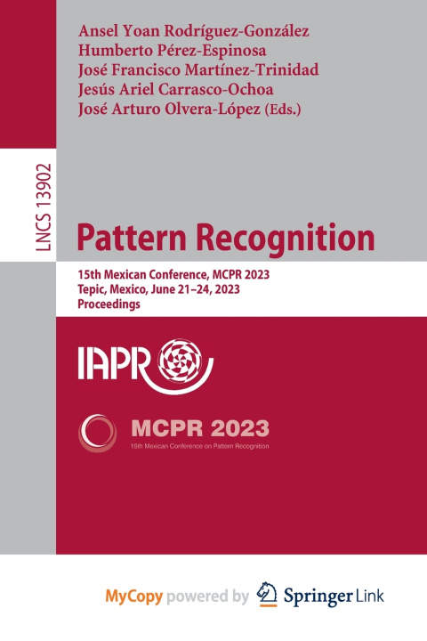 Knjiga Pattern Recognition Ansel Yoan Rodríguez-González