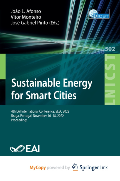 Carte Sustainable Energy for Smart Cities João L. Afonso