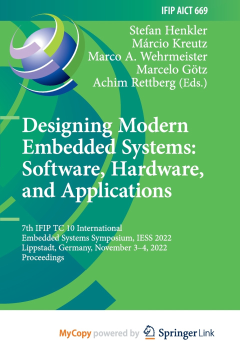 Boek Designing Modern Embedded Systems Stefan Henkler