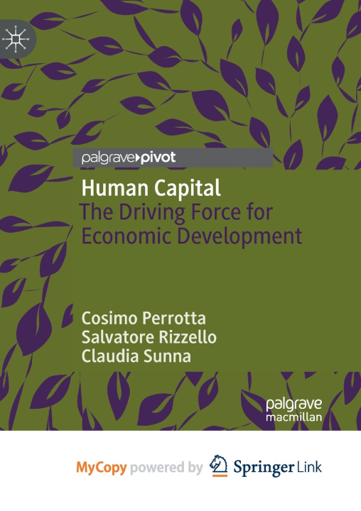 Knjiga Human Capital Cosimo Perrotta