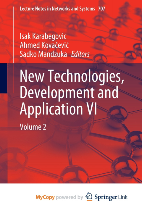 Book New Technologies, Development and Application VI Isak Karabegovic