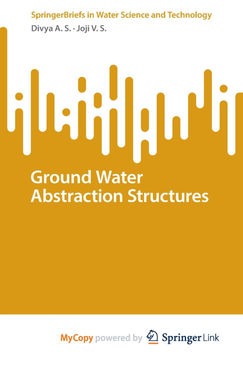 Kniha Ground Water Abstraction Structures Divya A.S.