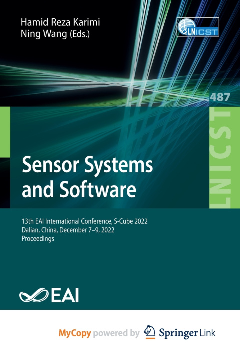 Книга Sensor Systems and Software Hamid Reza Karimi