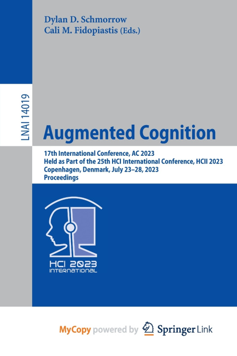Book Augmented Cognition Dylan D. Schmorrow