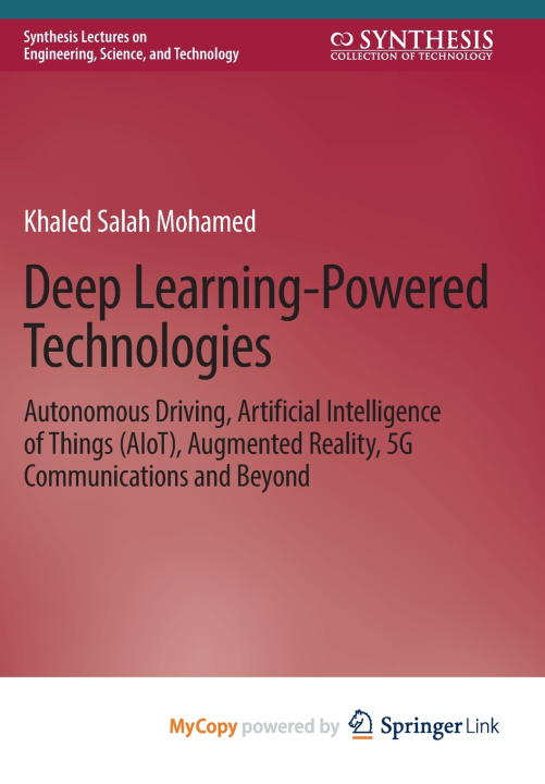 Knjiga Deep Learning-Powered Technologies Khaled Salah Mohamed