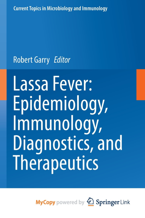 Kniha Lassa Fever Robert Garry