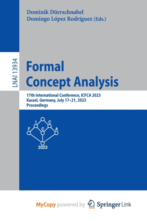 Kniha Formal Concept Analysis Dominik Dürrschnabel