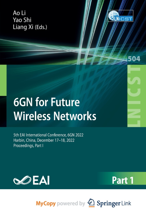 Knjiga 6GN for Future Wireless Networks Ao Li