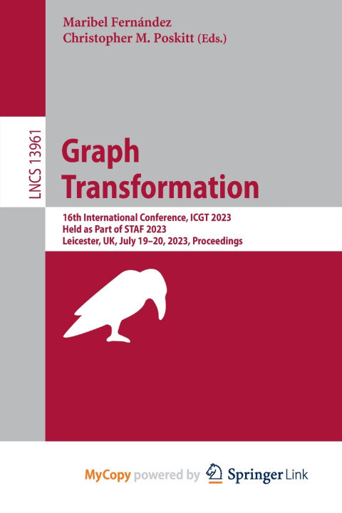 Книга Graph Transformation Maribel Fernández