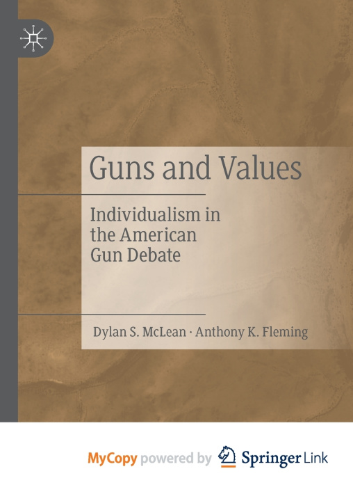 Kniha Guns and Values Dylan S. McLean