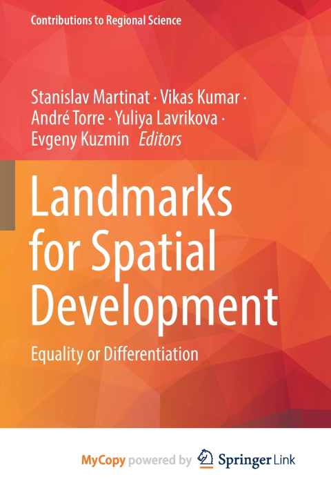 Kniha Landmarks for Spatial Development Stanislav Martinat