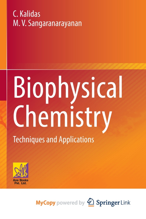Книга Biophysical Chemistry C. Kalidas