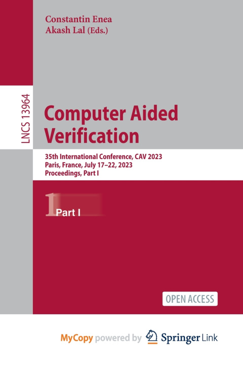 Kniha Computer Aided Verification Constantin Enea