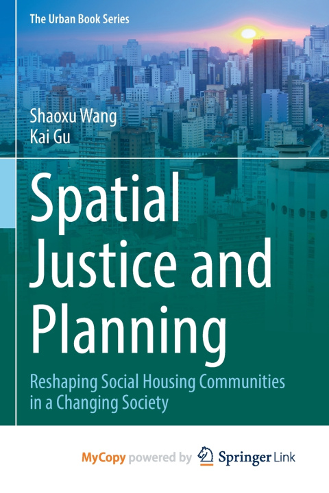 Knjiga Spatial Justice and Planning Shaoxu Wang