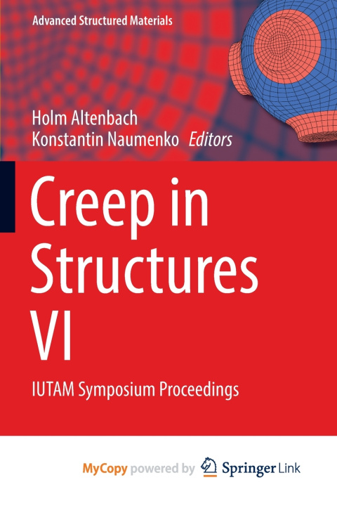 Книга Creep in Structures VI Holm Altenbach