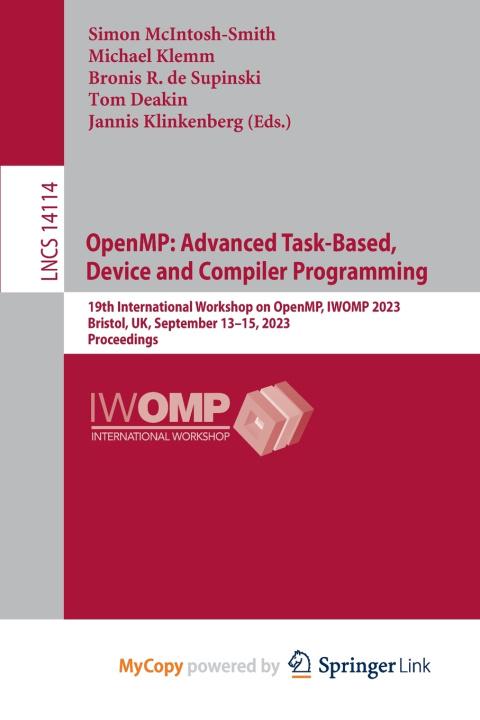 Книга OpenMP Simon McIntosh-Smith