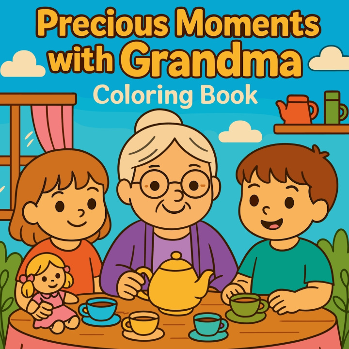 Knjiga Precious Moments with Grandma - Coloring Book Chris Martin