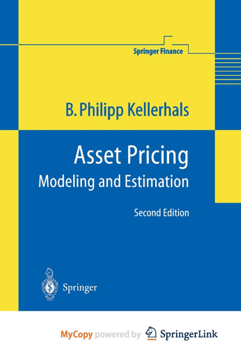 Kniha Asset Pricing B.Philipp Kellerhals