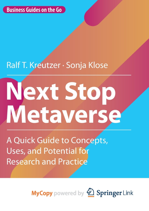 Книга Next Stop Metaverse Ralf T. Kreutzer