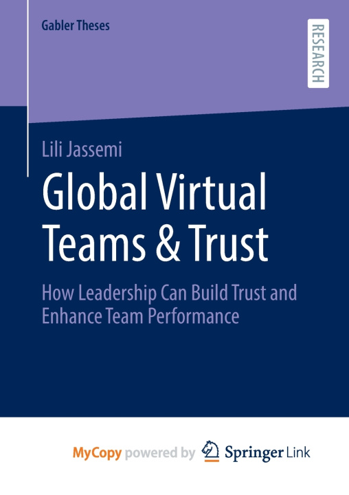 Knjiga Global Virtual Teams & Trust Lili Jassemi