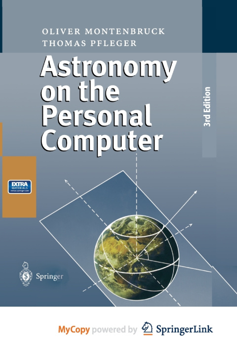 Книга Astronomy on the Personal Computer Oliver Montenbruck