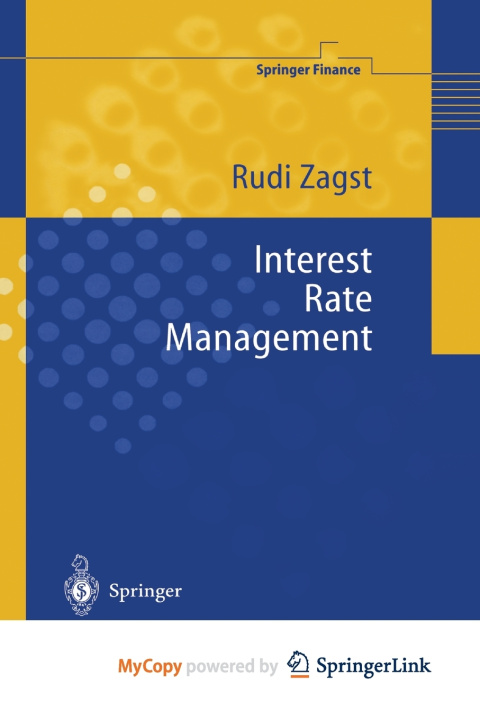 Knjiga Interest-Rate Management Rudi Zagst