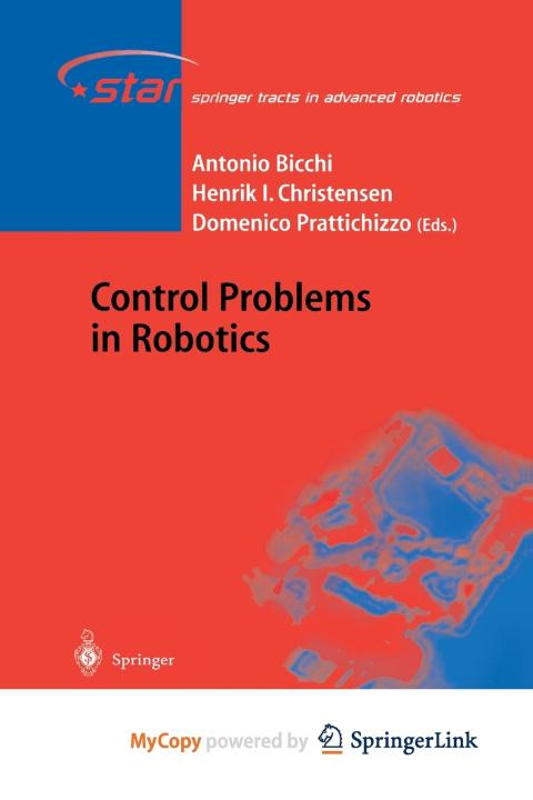 Kniha Control Problems in Robotics Antonio Bicchi