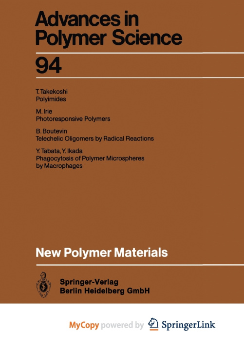 Book New Polymer Materials B. Boutevin