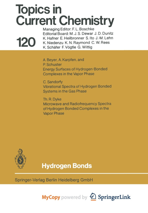 Kniha Hydrogen Bonds Peter Schuster