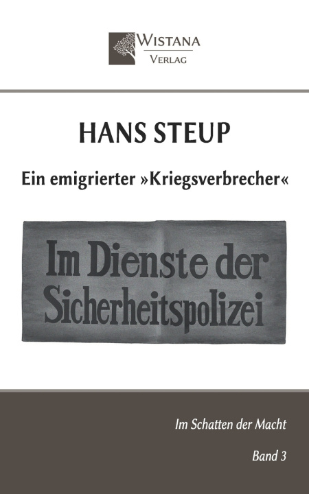 Knjiga Hans Steup Wistana Verlag
