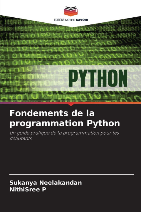 Kniha Fondements de la programmation Python Sukanya Neelakandan