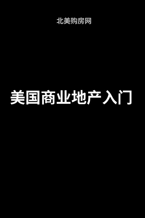 Knjiga 美国商业地产入门 北美购房网