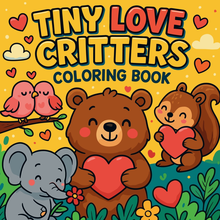 Knjiga Tiny Love Critters - Coloring Book Chris Martin