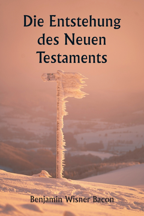 Kniha Die Entstehung des Neuen Testaments Benjamin Wisner Bacon
