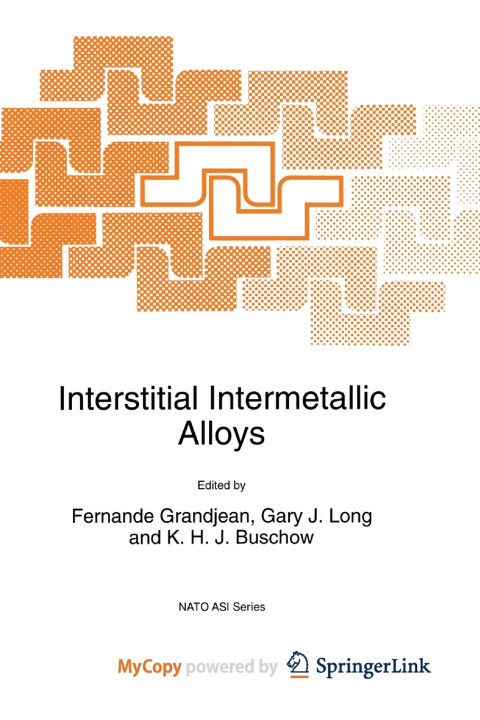 Kniha Interstitial Intermetallic Alloys F. Grandjean