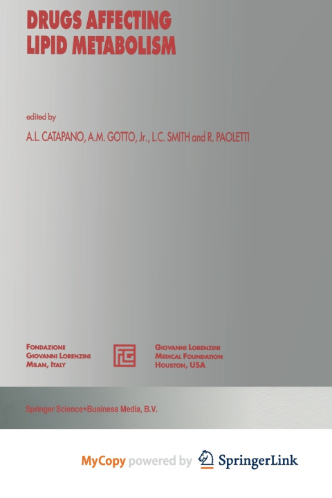 Knjiga Drugs Affecting Lipid Metabolism Alberico L. Catapano