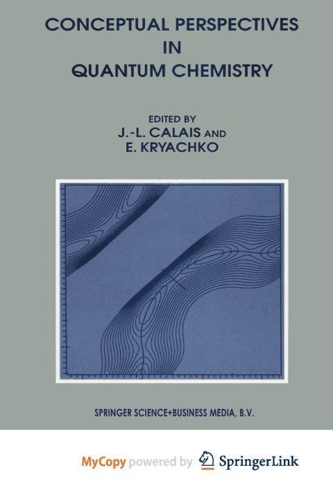 Boek Conceptual Perspectives in Quantum Chemistry Jean-Louis Calais