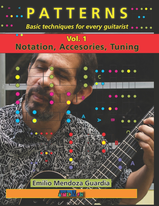 Kniha PATTERNS Basic techniques for every guitarist Vol. 1 Emilio Mendoza Guardia