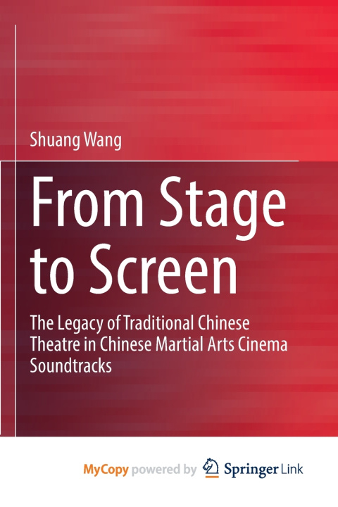 Knjiga From Stage to Screen Shuang Wang