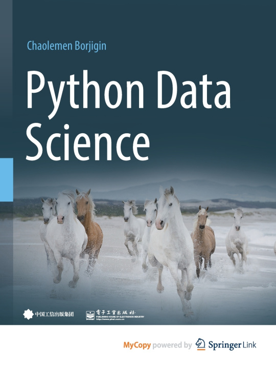 Knjiga Python Data Science Chaolemen Borjigin