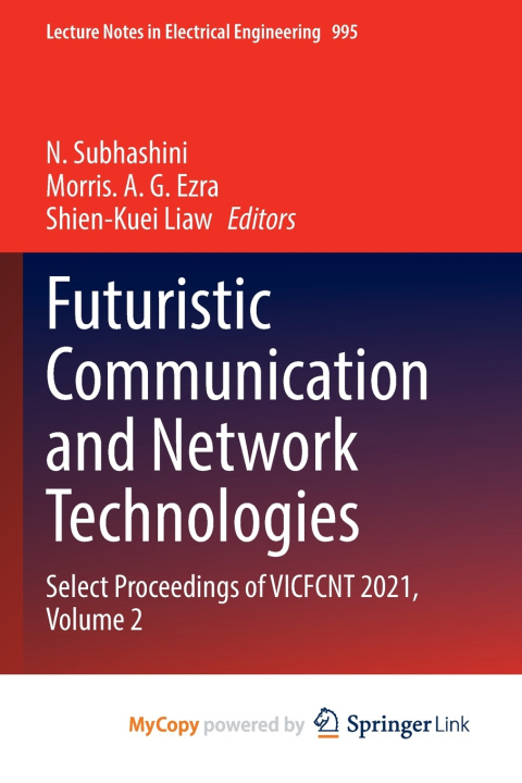 Kniha Futuristic Communication and Network Technologies N. Subhashini