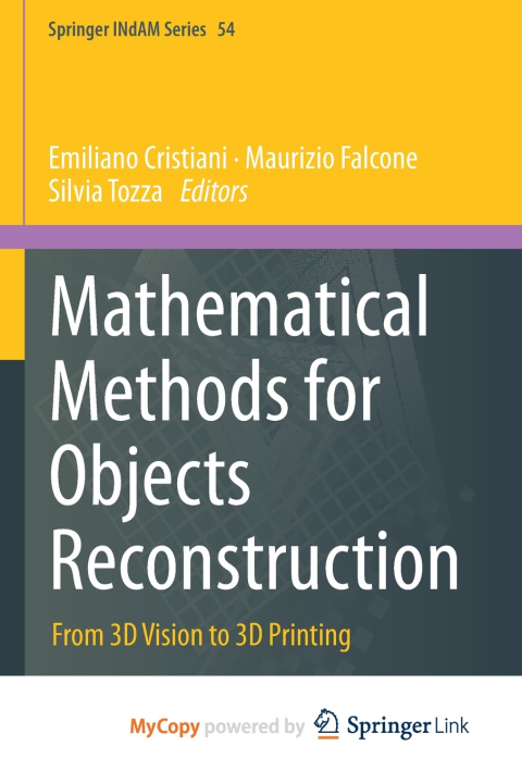 Kniha Mathematical Methods for Objects Reconstruction Emiliano Cristiani
