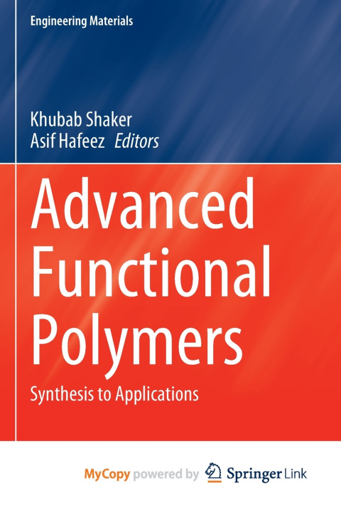 Kniha Advanced Functional Polymers Khubab Shaker