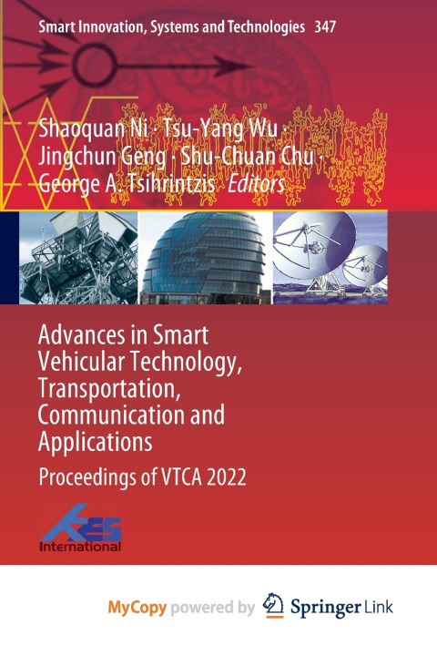 Knjiga Advances in Smart Vehicular Technology, Transportation, Communication and Applications Shaoquan Ni