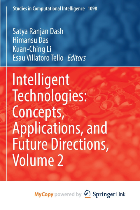 Book Intelligent Technologies Satya Ranjan Dash