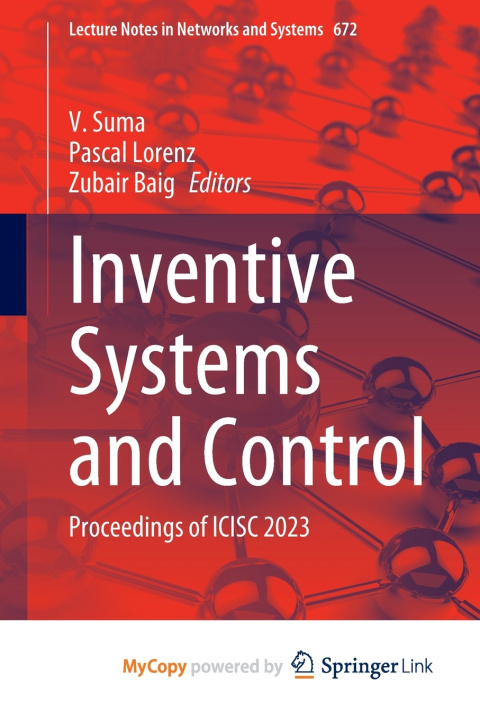 Kniha Inventive Systems and Control V. Suma
