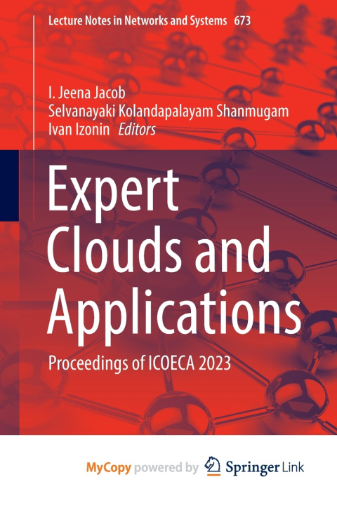 Book Expert Clouds and Applications I. Jeena Jacob