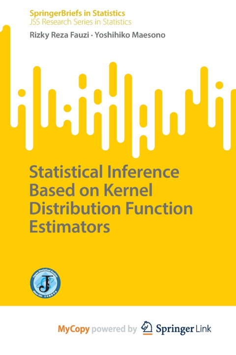 Kniha Statistical Inference Based on Kernel Distribution Function Estimators Rizky Reza Fauzi